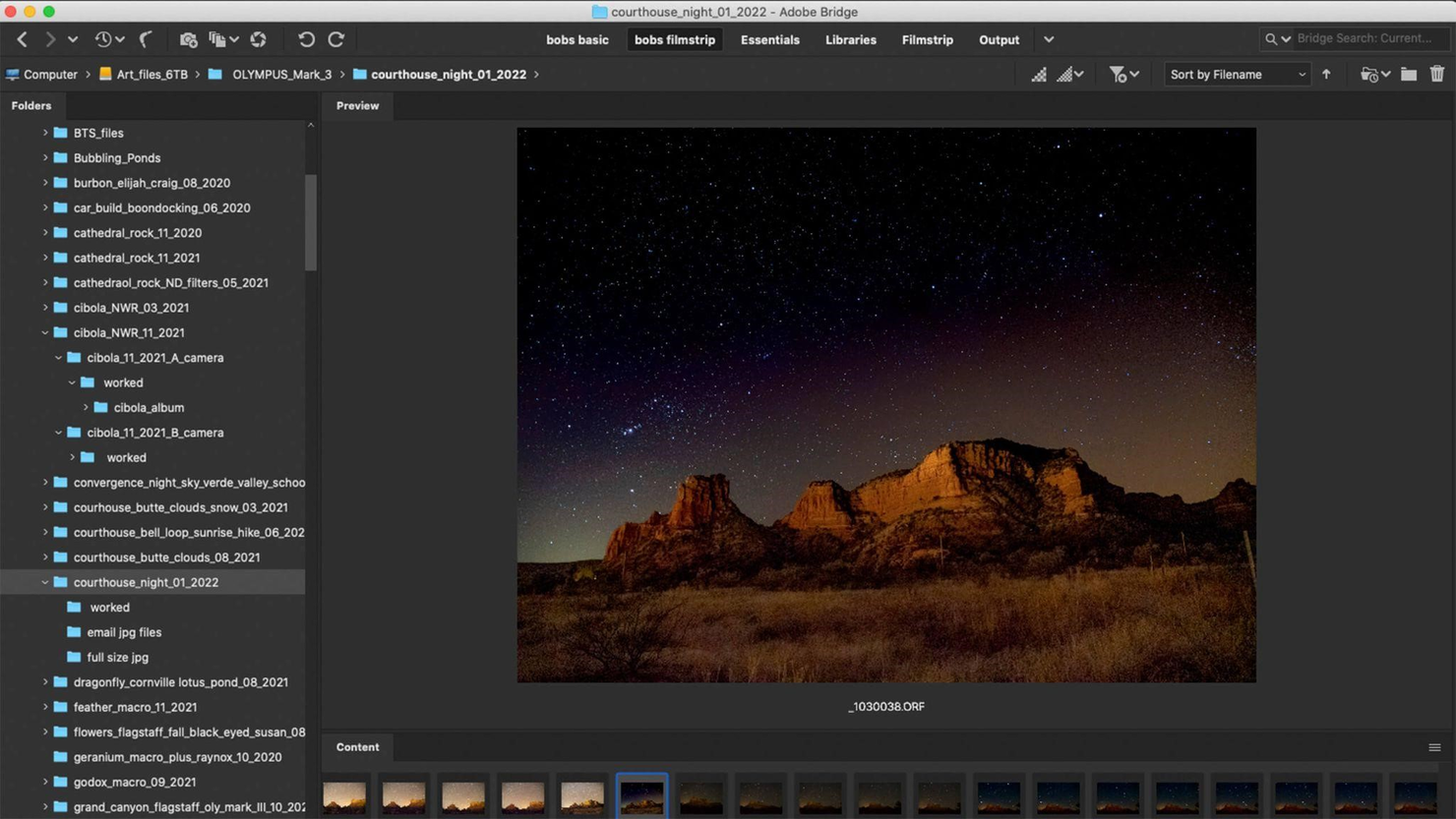 Adobe Bridge screenshot - 10 bästa programvarorna för hantering av digitala tillgångar för fotografer