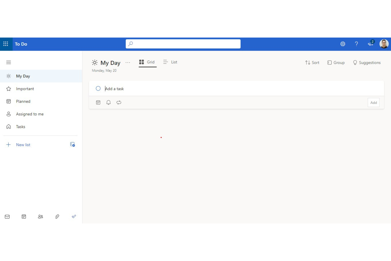 Microsoft To Do screenshot - 10 bästa alternativen till Todoist granskade 2026