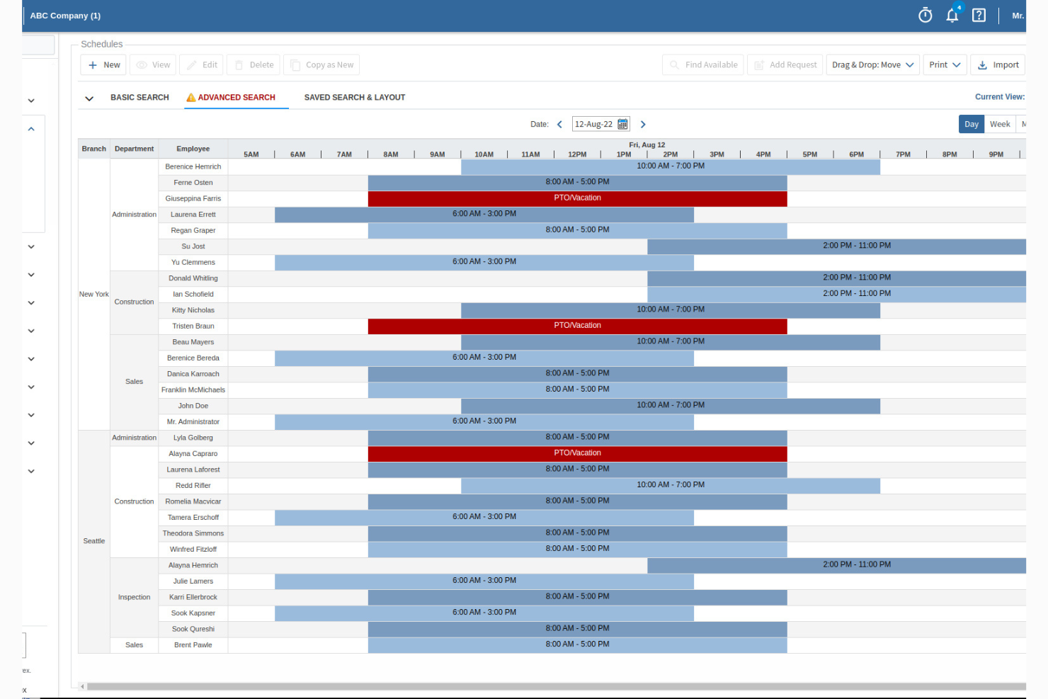 TimeTrex screenshot - 10 bästa programvarorna för tidsregistrering och fakturering granskade 2026