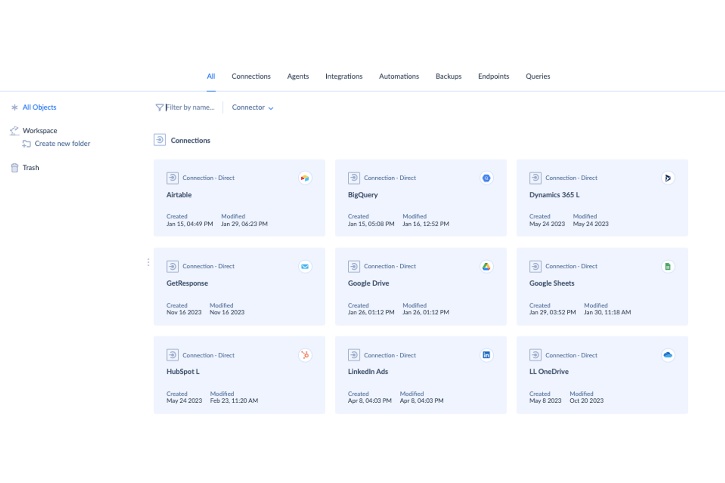 Skyvia screenshot - 10 bästa Workato-alternativen recenserade 2026