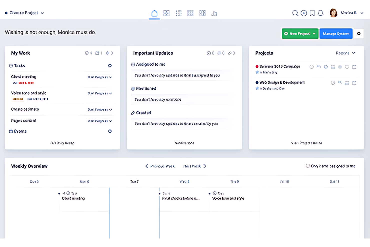 Freedcamp screenshot - 10 bästa programvarorna för projektledning med CRM för 2026
