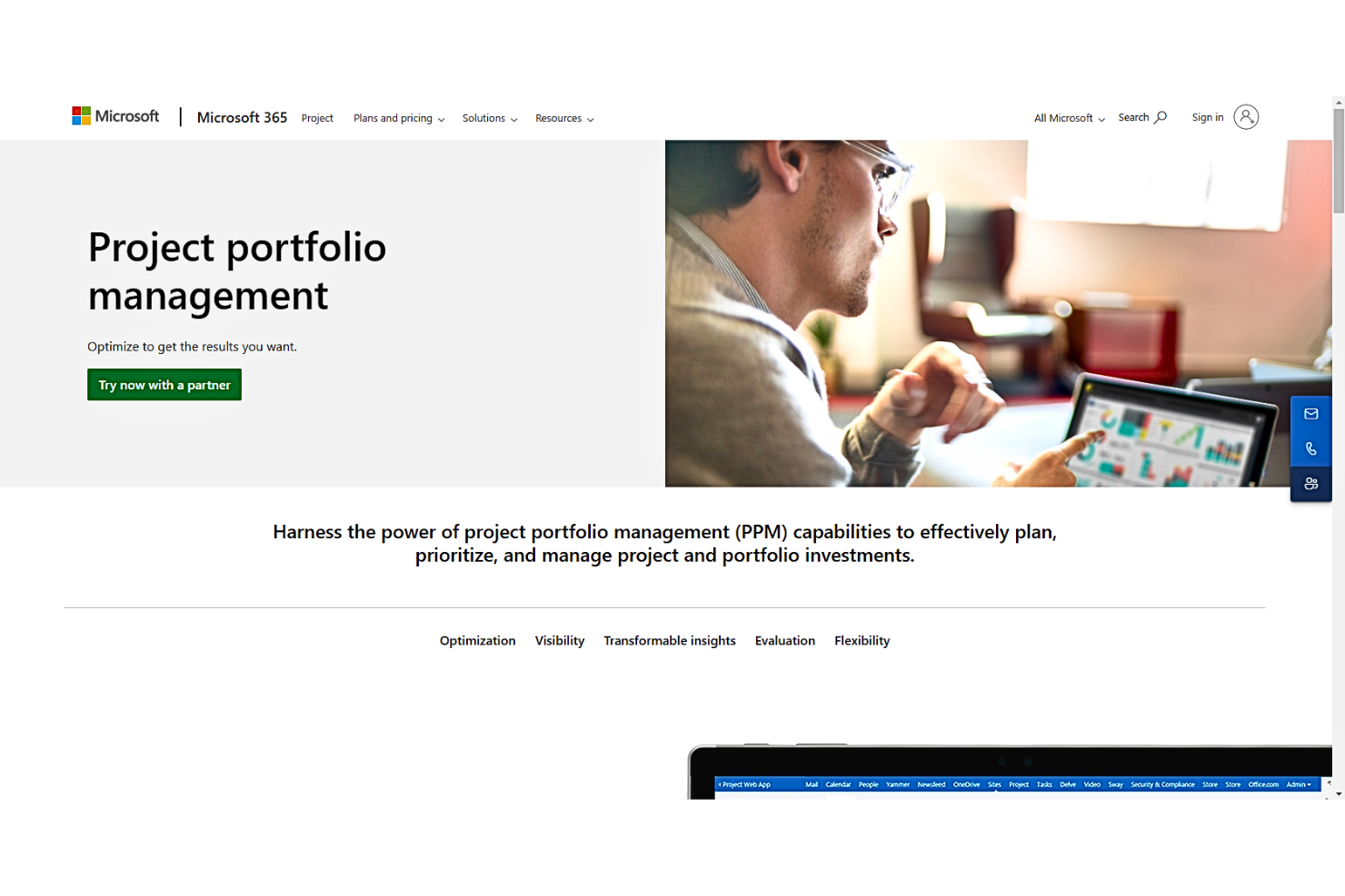 Microsoft Project screenshot - 10 bästa programvarorna för projektledning för ingenjörer för 2026
