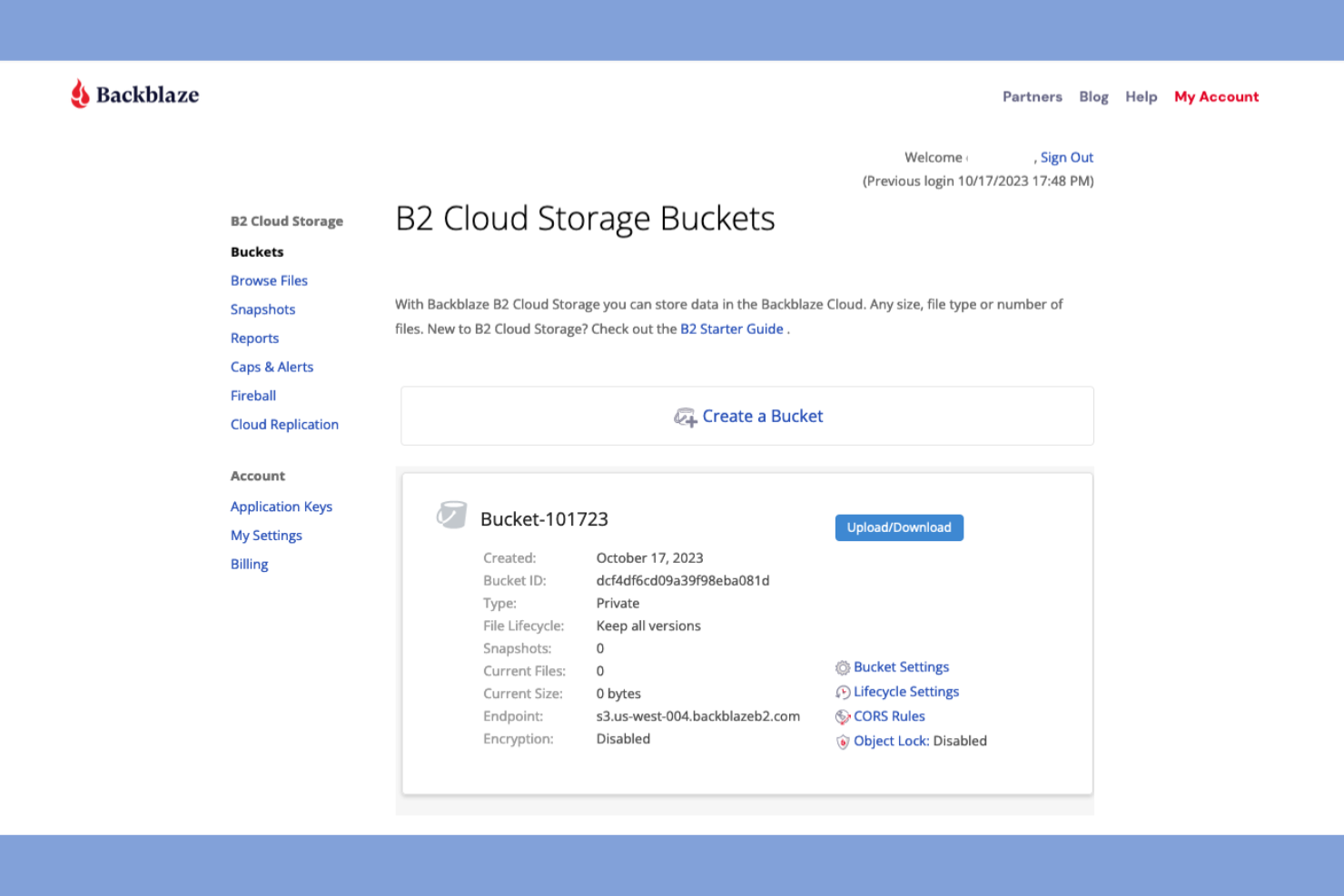 Backblaze screenshot - 10 bästa Dropbox-alternativen granskade 2026