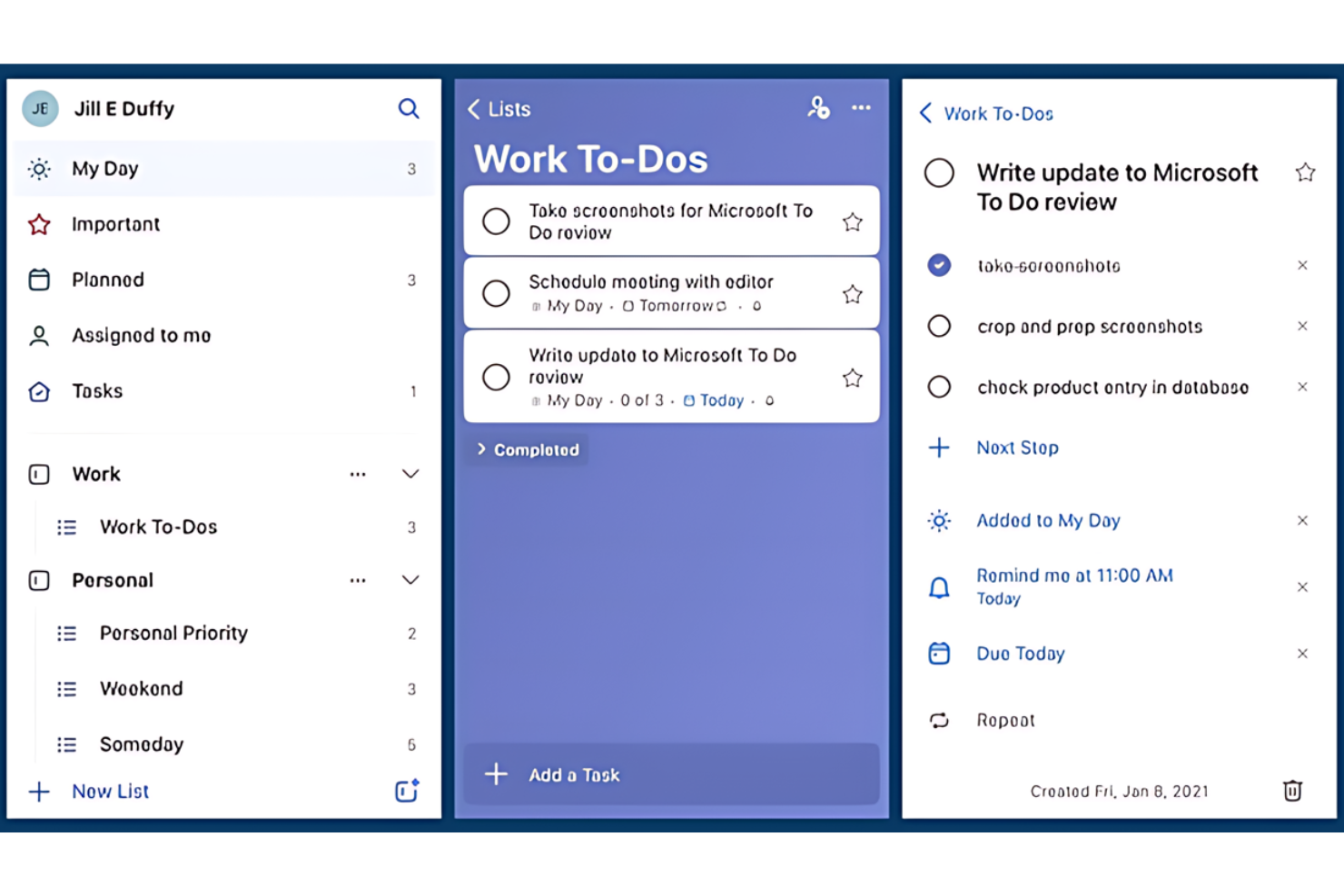 Microsoft To Do screenshot - 10 bästa programvarorna för personlig uppgiftshantering granskade 2026