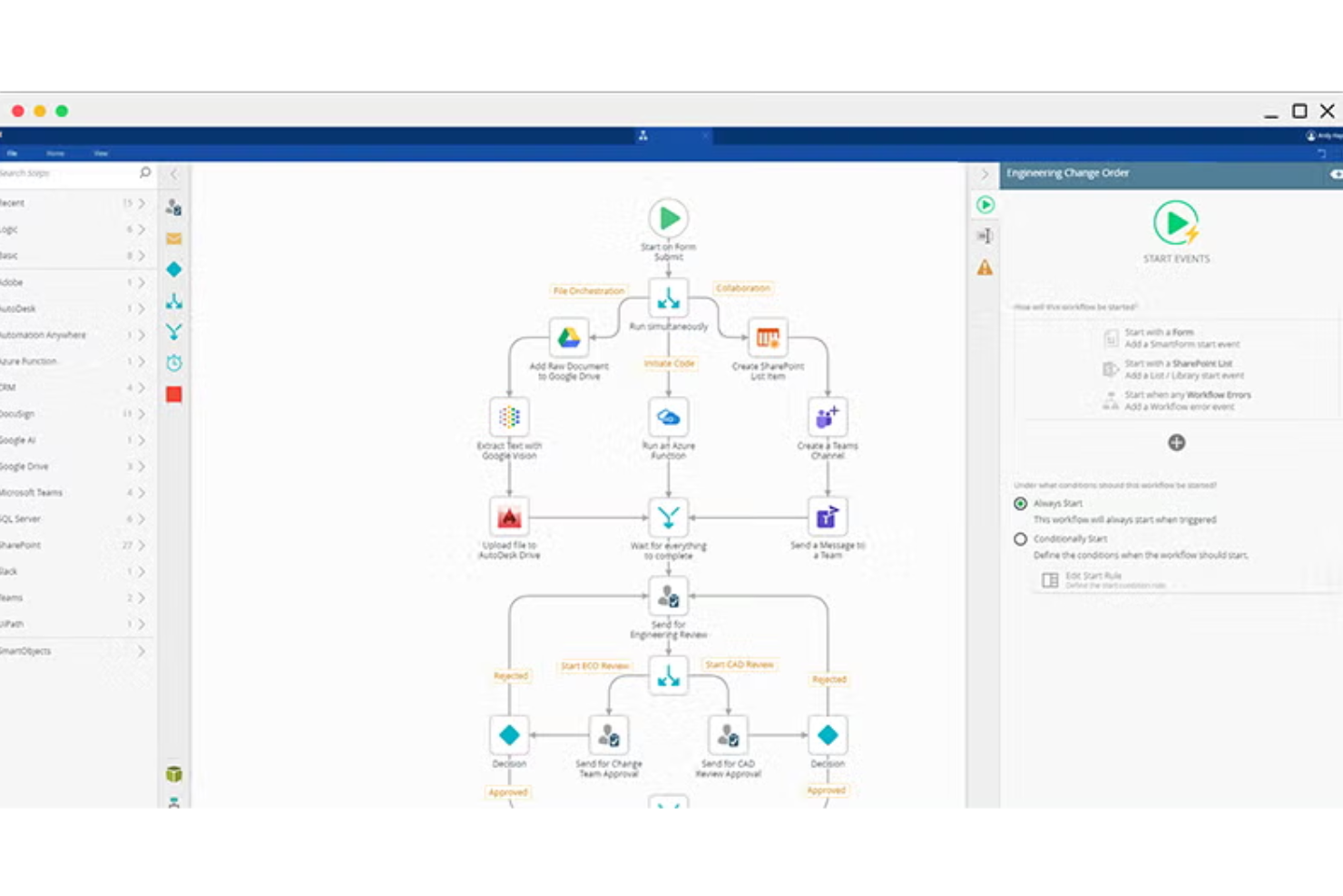 Nintex screenshot - 10 bästa programvarorna för automatisering av uppgifter 2026