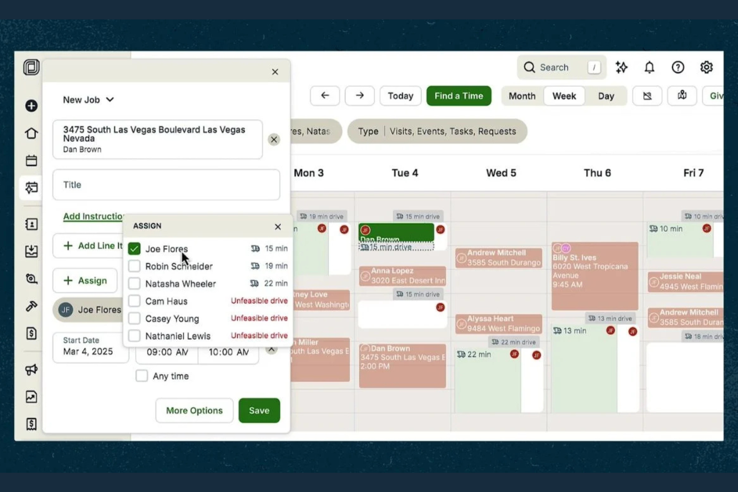 Jobber screenshot - 10 bästa alternativen till Simpro 2026