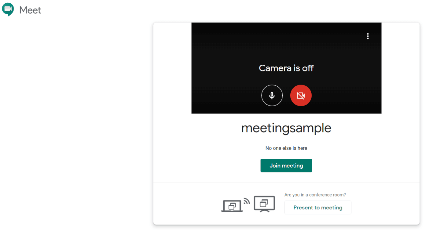 Google Meet screenshot - 10 bästa programvarorna för videokonferenser för distansteam 2026