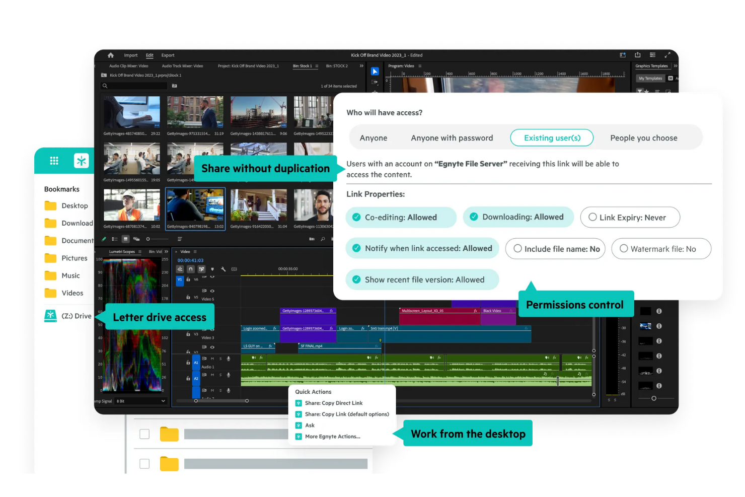 Egnyte screenshot - 10 Nextcloud-alternativ utvalda för 2026 med främsta funktioner och användningsområden