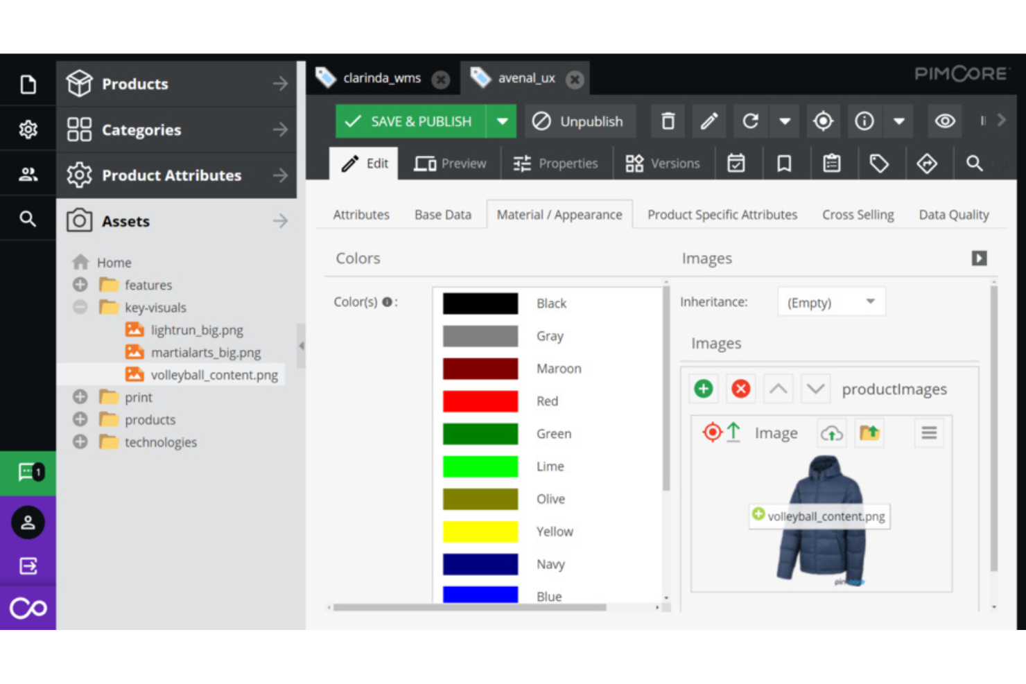 Pimcore screenshot - 10 bästa alternativen till Adobe Experience Manager 2026