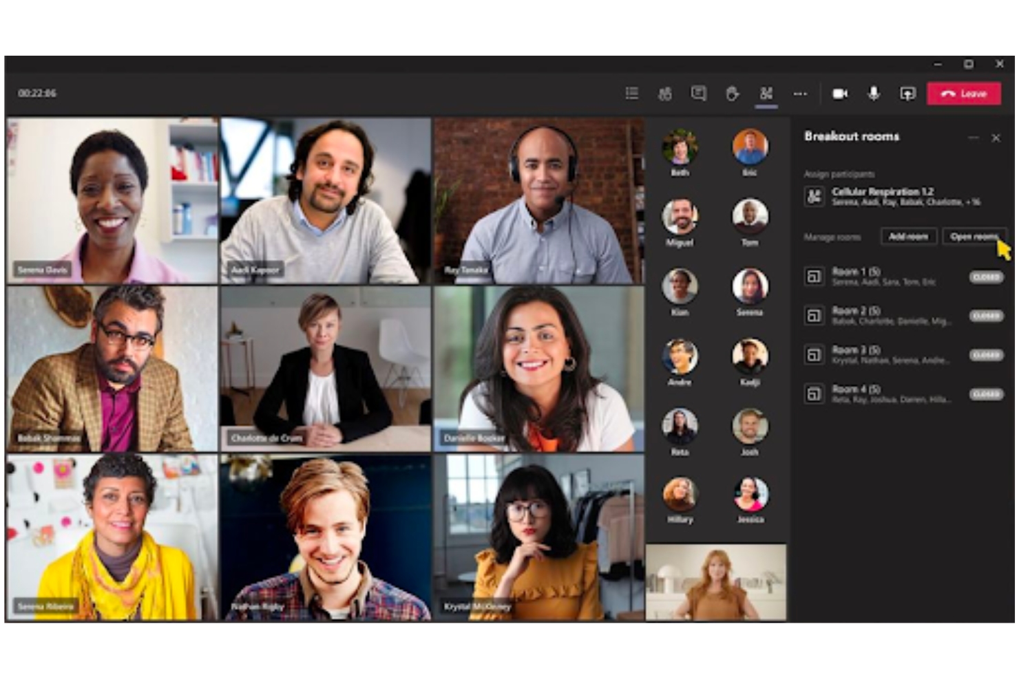 Microsoft Teams screenshot - 10 bästa alternativen till GoToMeeting för 2026