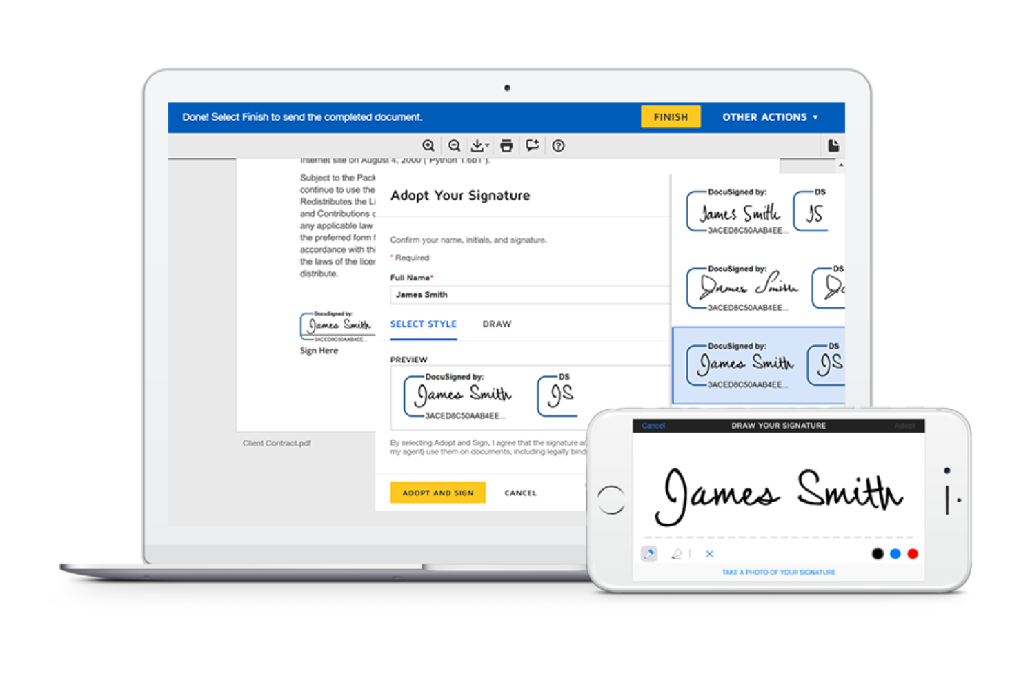 Docusign screenshot - 10 bästa programvarorna för dokumentgenerering som recenserats 2026
