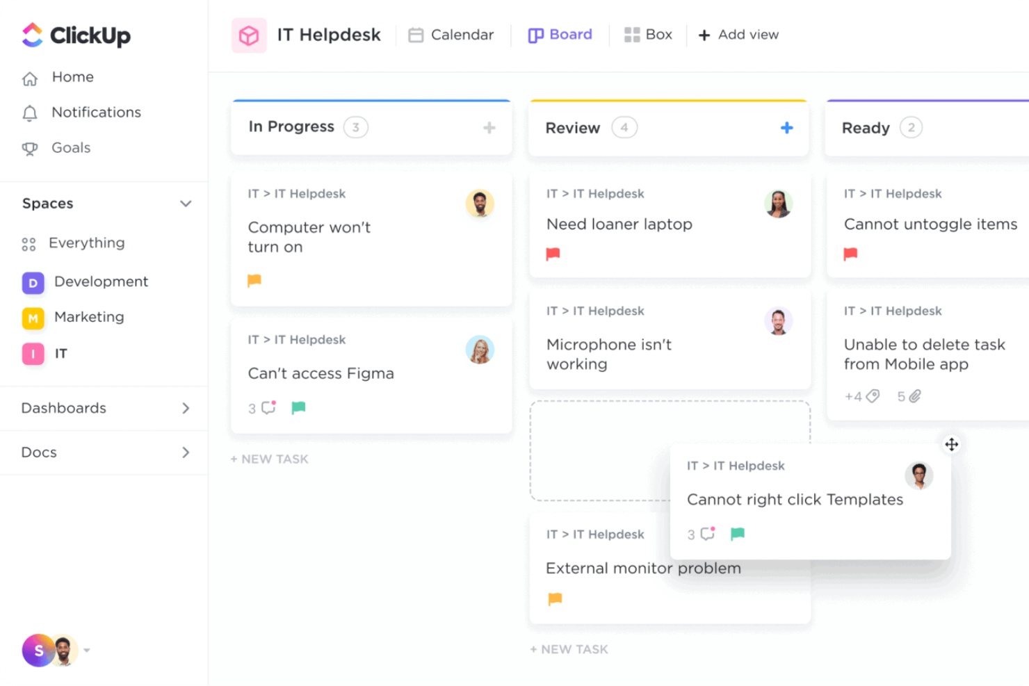 ClickUp screenshot - 10 bästa programvarorna för uppgiftshantering i team granskade 2026