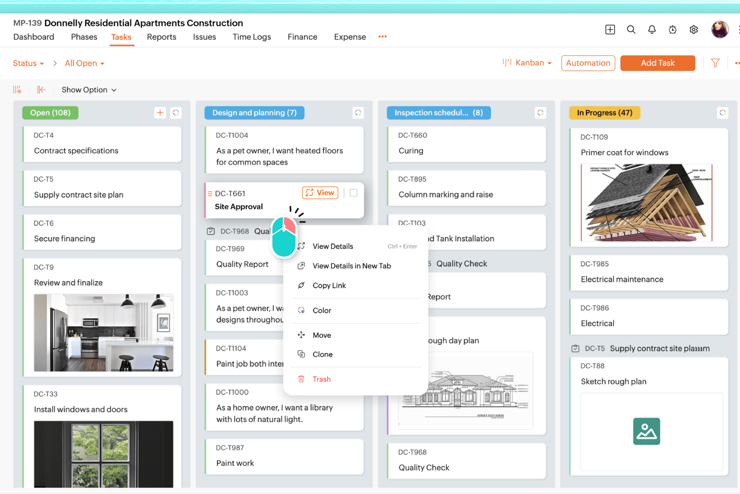 Zoho Projects screenshot - 10 bästa projekthanteringsprogrammen med fakturering för 2026