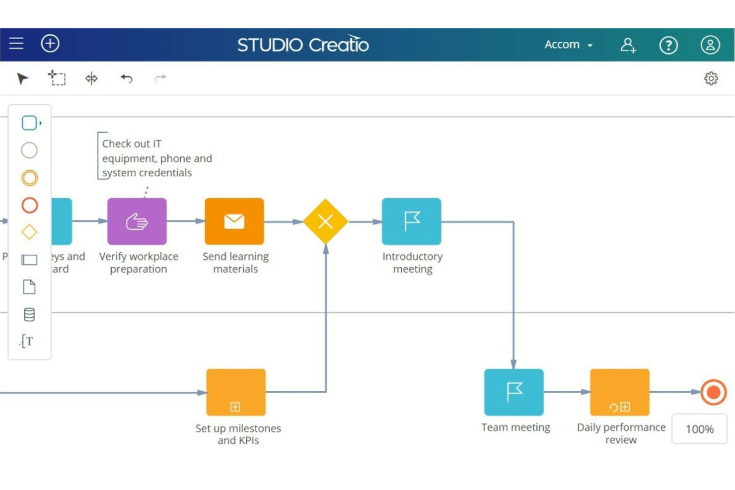 Creatio Studio screenshot - Jag testade 10 programvaror för automatisering av arbetsflöden 2026: mina toppval