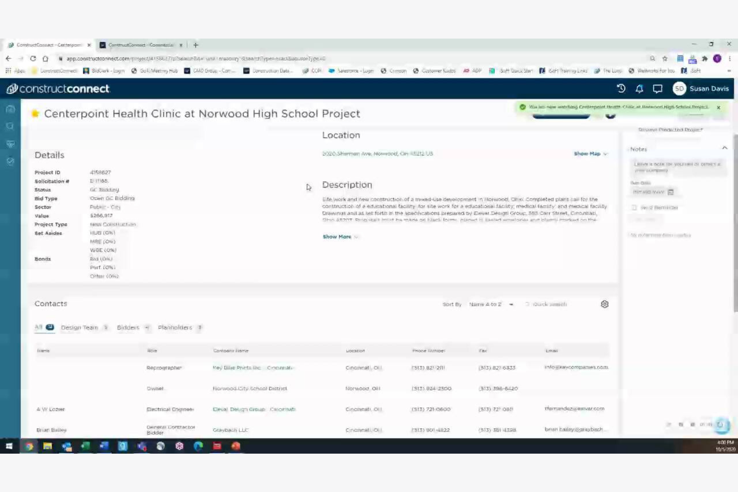 ConstructConnect screenshot - 10 bästa programvarorna för AI-baserade kostnadsberäkningar recenserade 2026