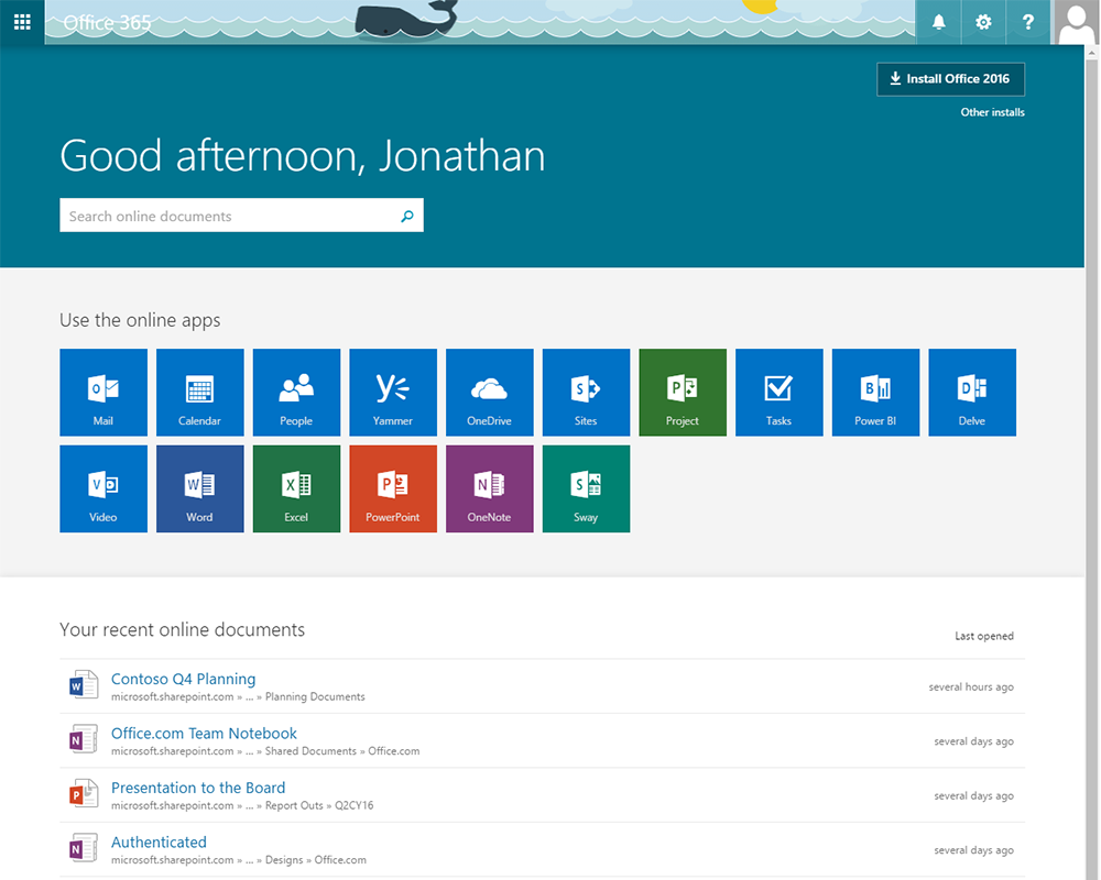 Microsoft 365 screenshot - 10 bästa alternativen till Tettra i 2026