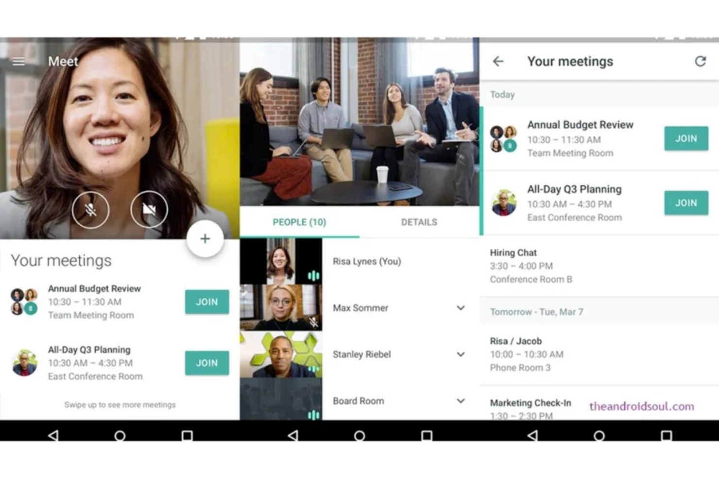 Google Meet screenshot - 10 bästa Webex-alternativen 2026