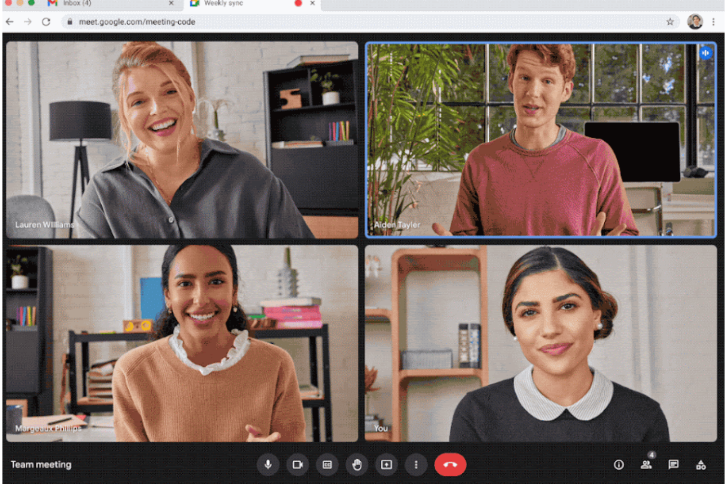 Google Meet screenshot - 10 bästa alternativen till Livestorm 2026