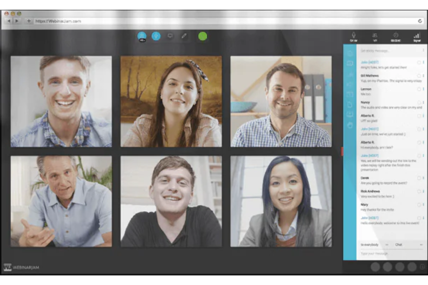 WebinarJam screenshot - 10 beste Webex-alternatieven in 2026