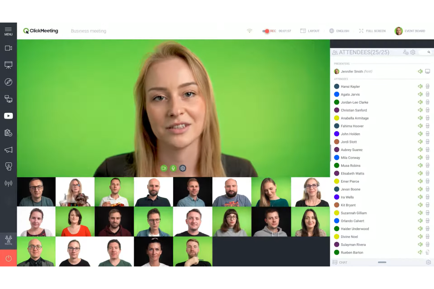 ClickMeeting screenshot - Le 10 migliori alternative a Google Meet nel 2026