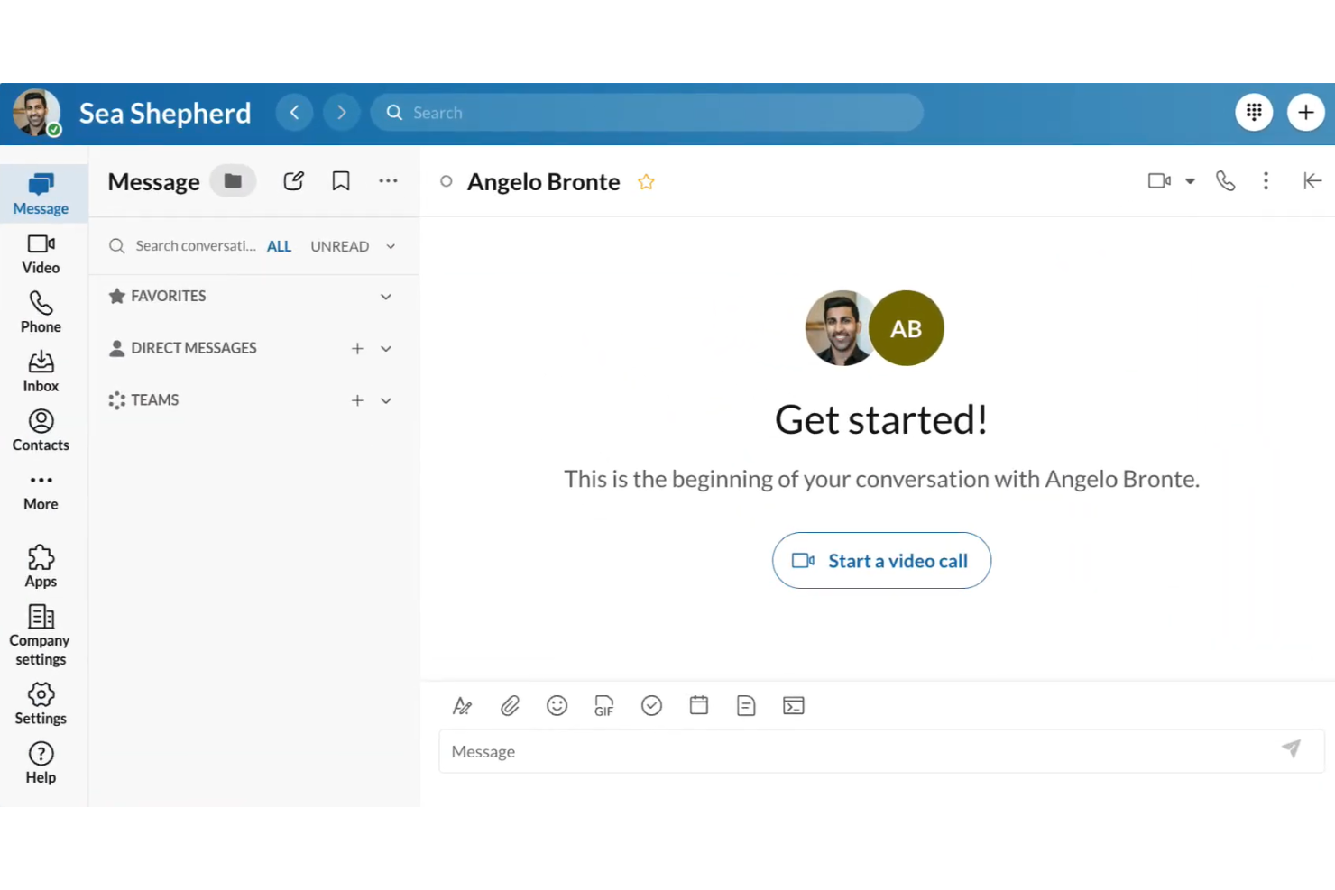 RingCentral screenshot - 10 beste Google Meet-alternatieven in 2026