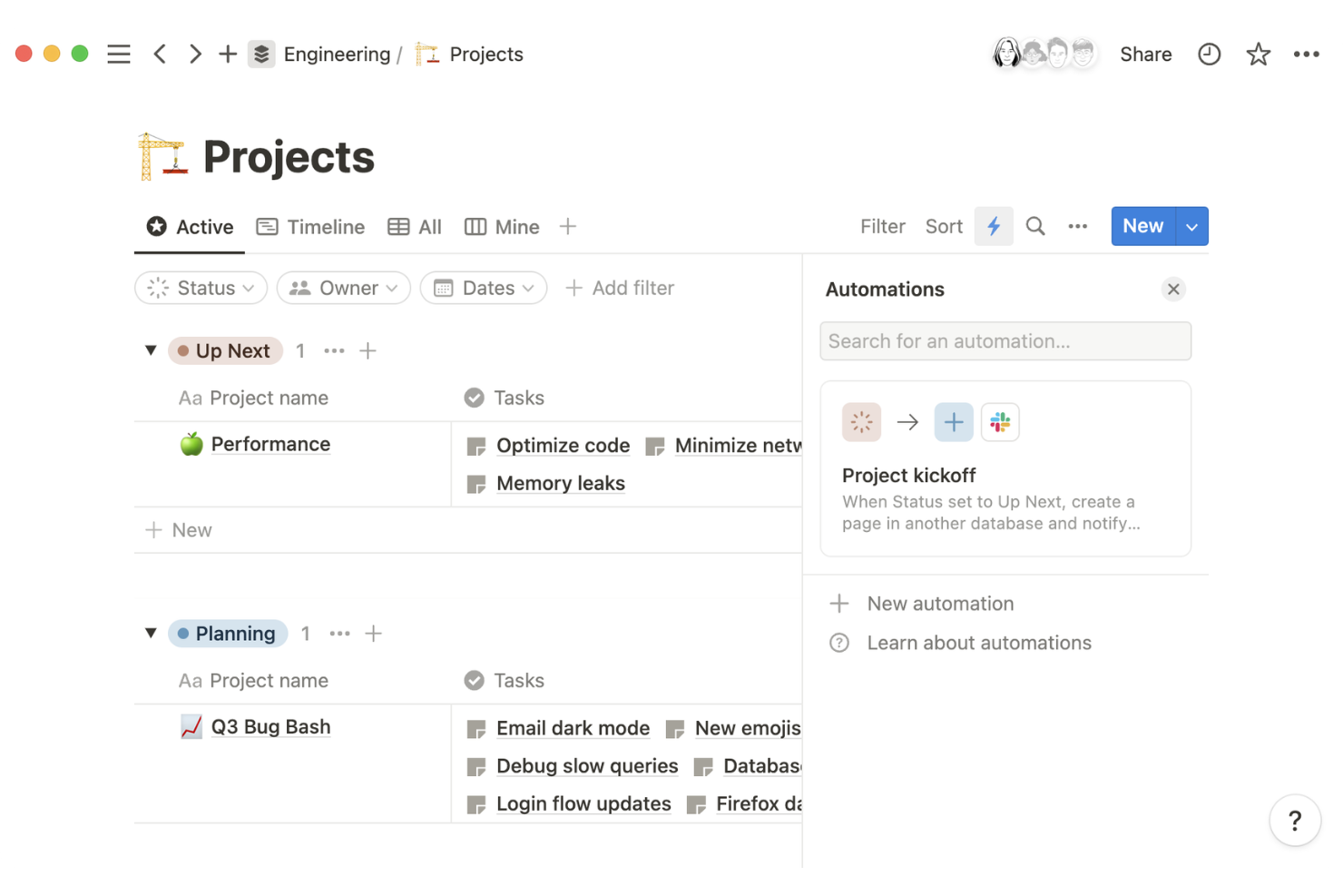 Notion screenshot - 10 mejores alternativas a iManage en 2026