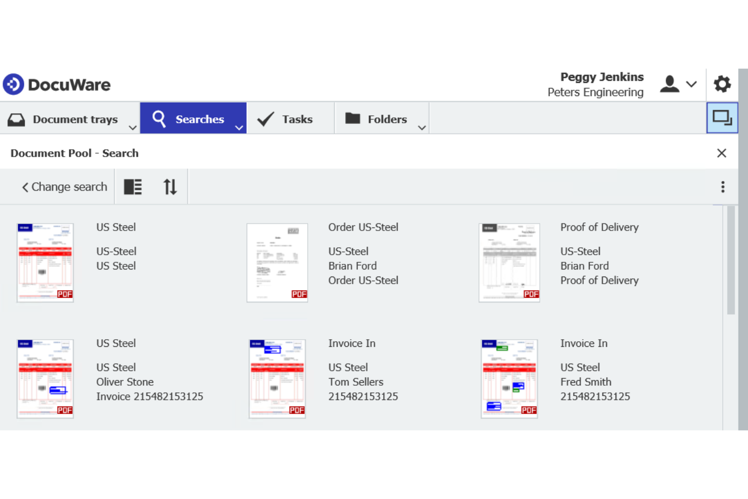 DocuWare screenshot - 10 mejores alternativas a iManage en 2026