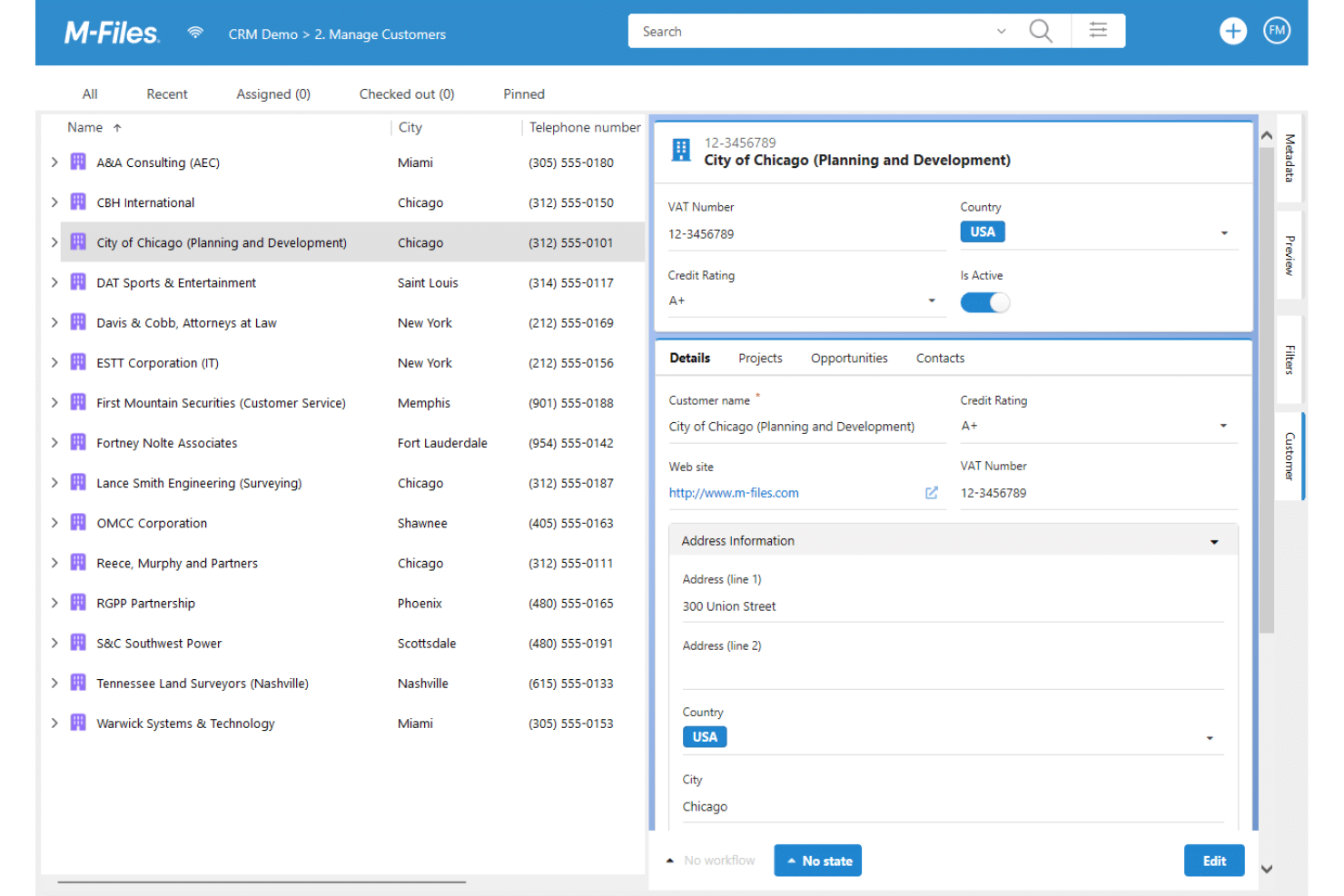 M-Files screenshot - Le 10 migliori alternative a iManage nel 2026