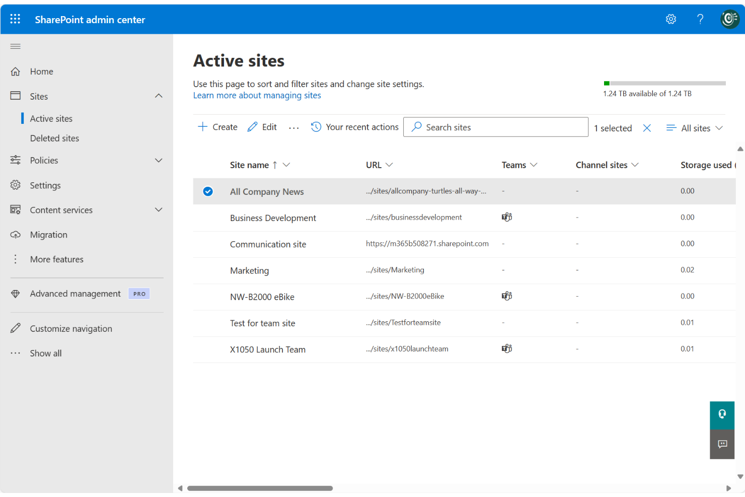 Microsoft SharePoint screenshot - Le 10 migliori alternative a iManage nel 2026