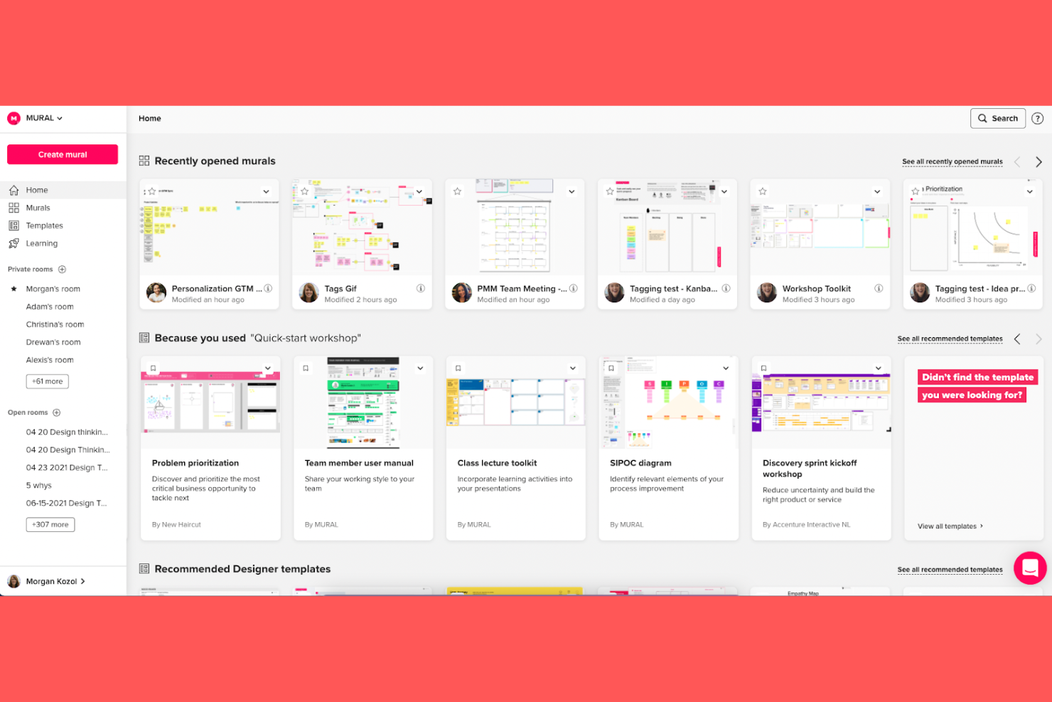 Mural screenshot - 10 Mejores Alternativas a Whimsical Elegidas para 2026