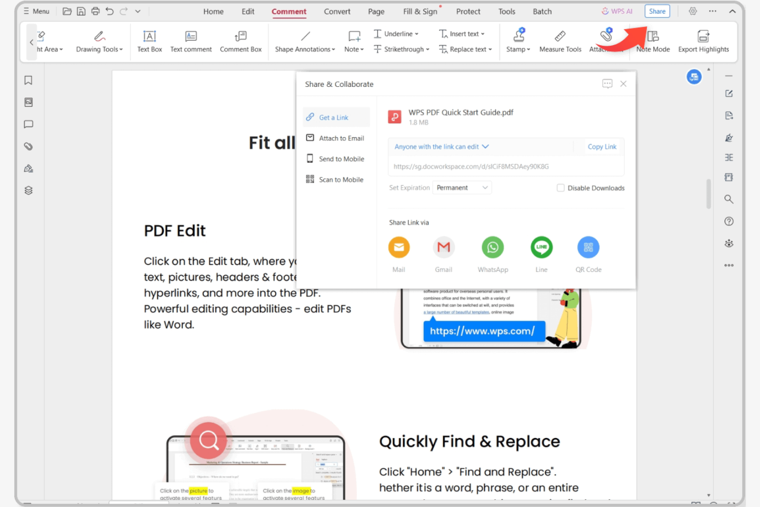 WPS Office screenshot - 10 Google-Docs-Alternativen für 2026