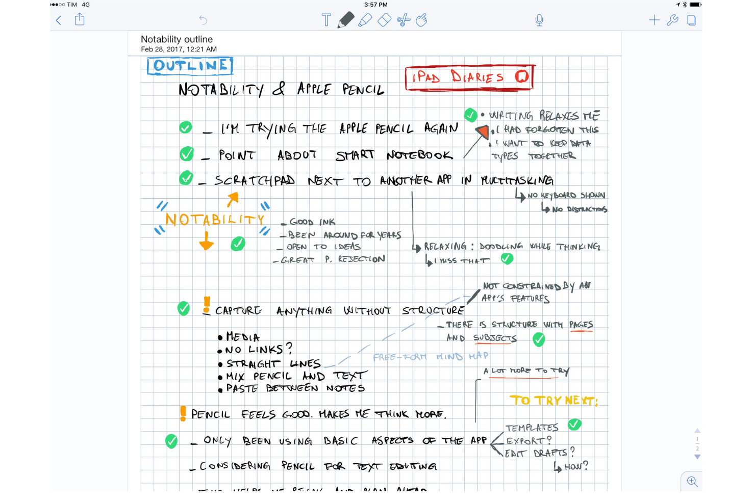 Notability screenshot - Die 10 besten Alternativen zu Obsidian im Test 2026