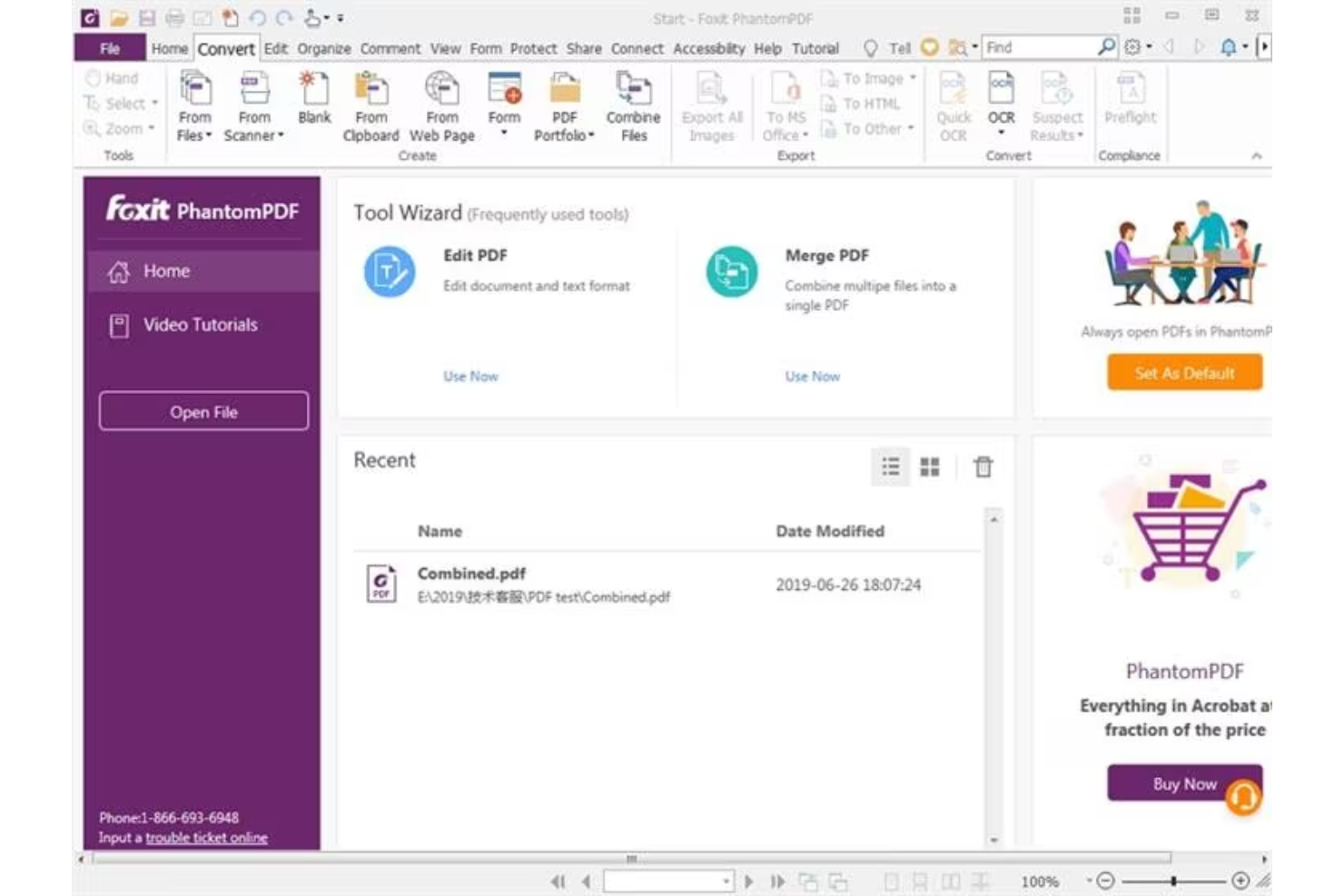 Foxit PDF Editor screenshot - Die 10 besten Adobe-Acrobat-Alternativen im Test 2026