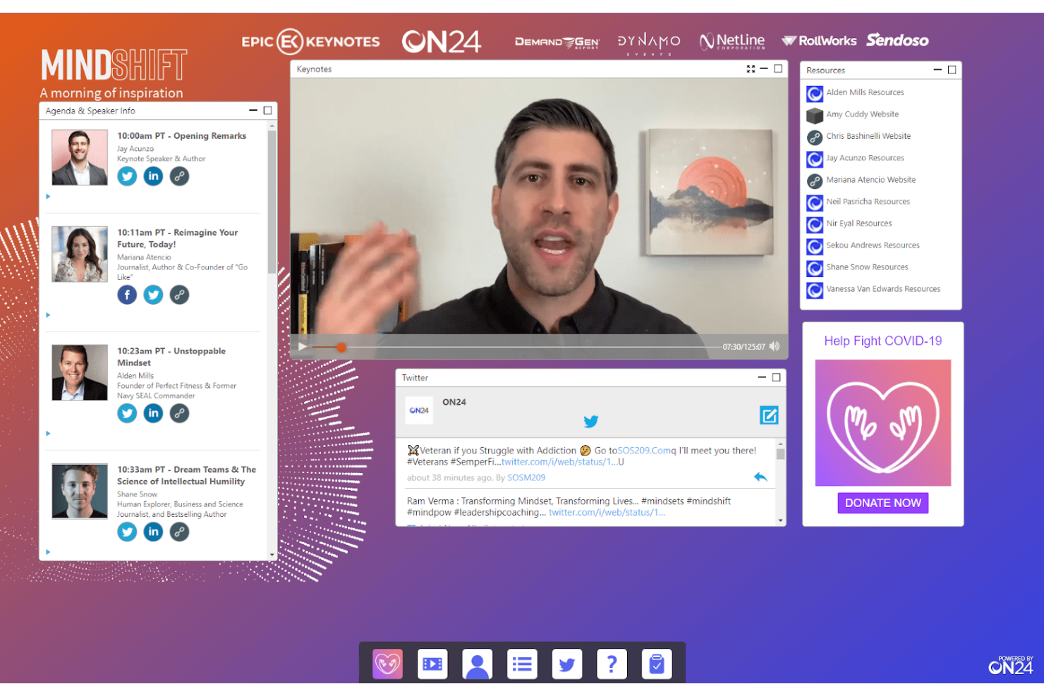 ON24 screenshot - 10 beste Webex-alternatieven in 2026