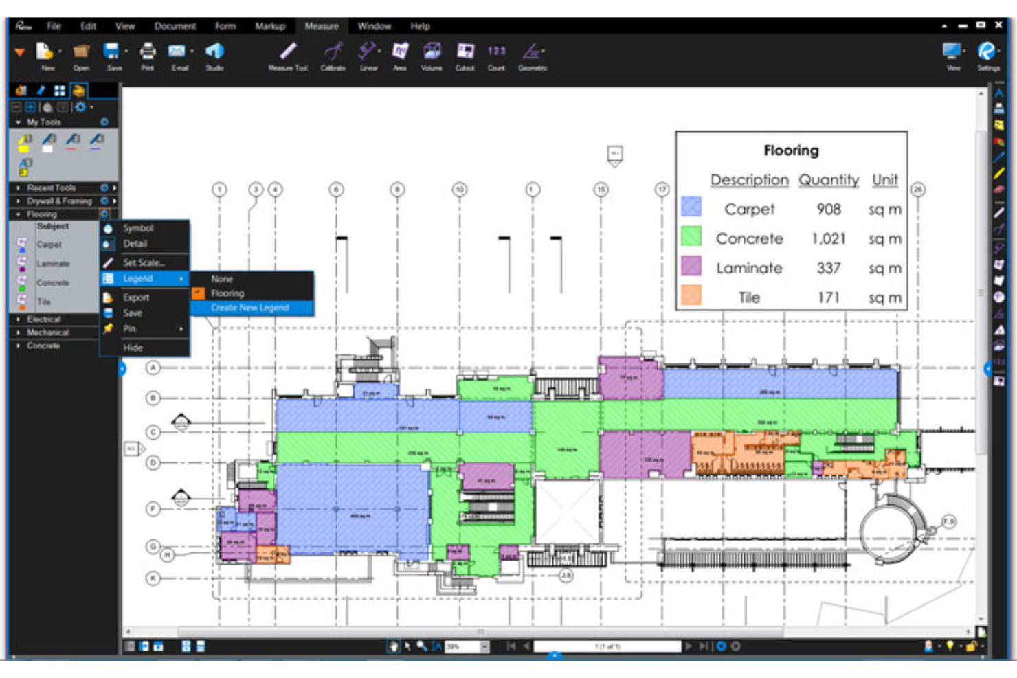 Bluebeam screenshot - Les 10 meilleures alternatives à Adobe Acrobat évaluées en 2026