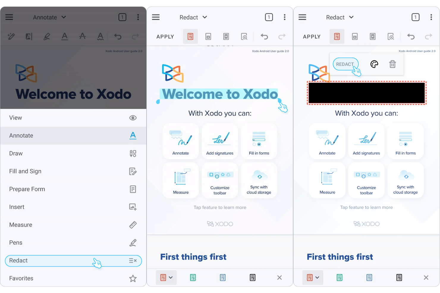 Xodo screenshot - Le 10 migliori alternative ad Adobe Acrobat recensite nel 2026