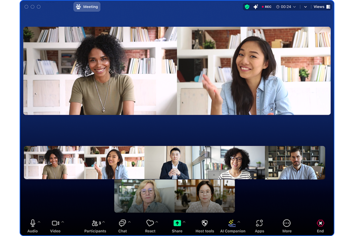 Zoom screenshot - Les 10 meilleures alternatives à Google Workspace évaluées en 2026