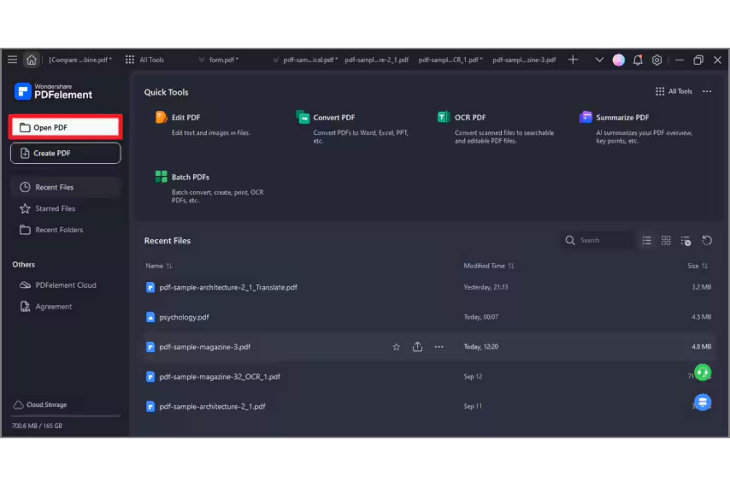 Wondershare PDFelement screenshot - Die 10 besten Adobe-Acrobat-Alternativen im Test 2026
