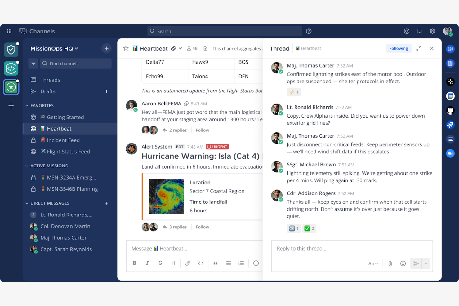 Mattermost screenshot - 10 beste Slack-Alternativen im Test 2026