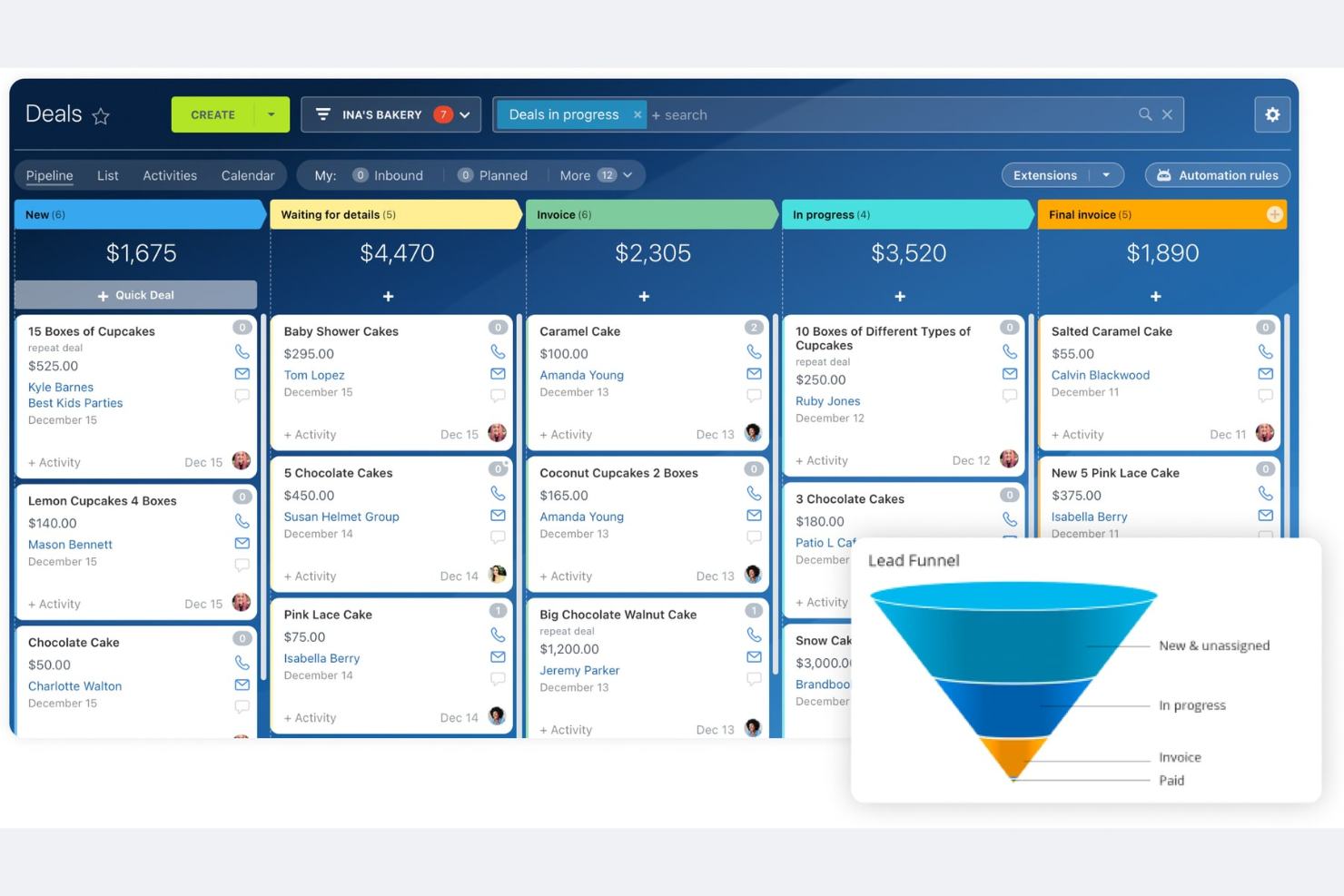 Bitrix24 screenshot - 10 Mejores Alternativas a WorkflowMax Revisadas en 2026