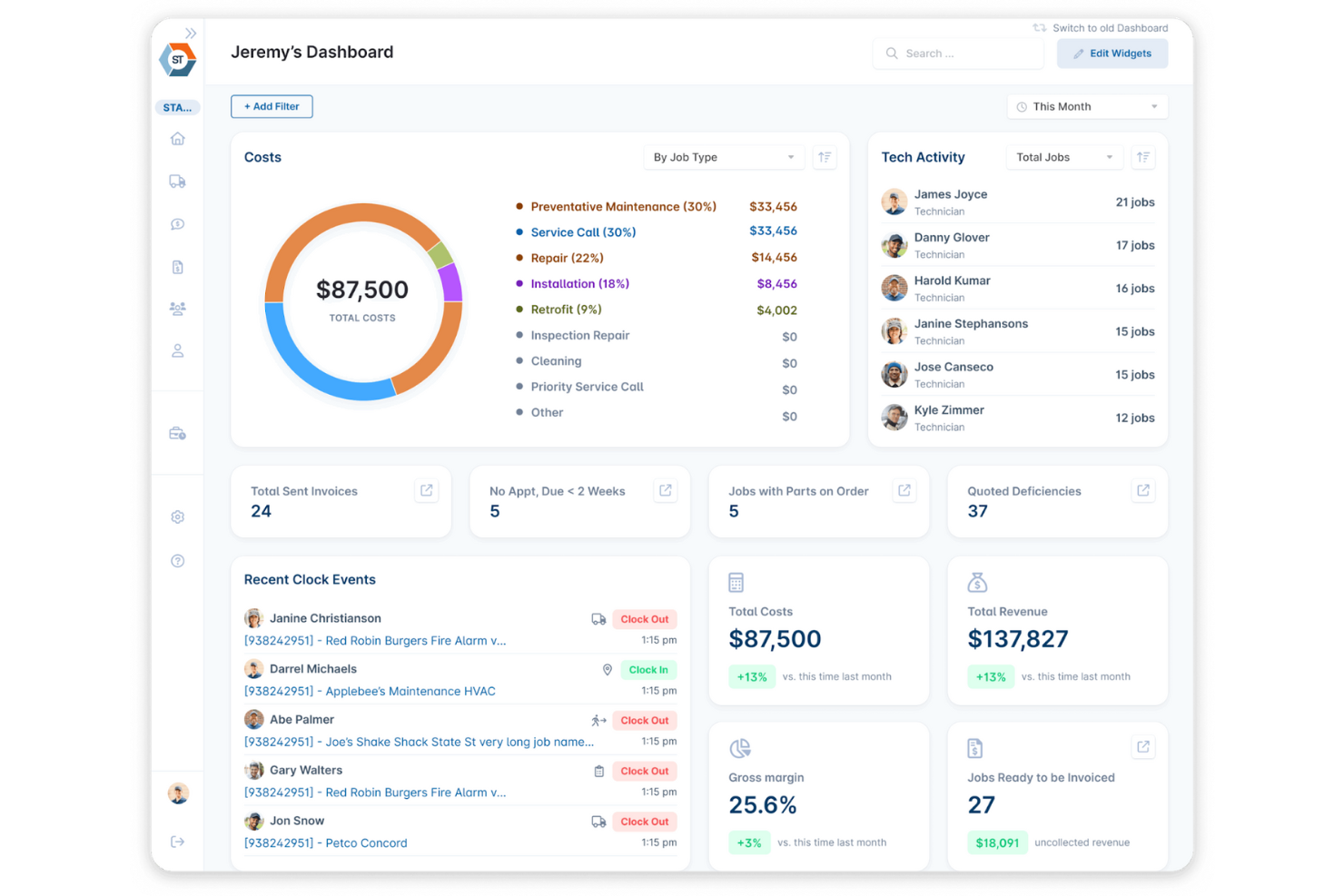 ServiceTrade screenshot - Die 10 besten Jobber-Alternativen im Test 2026