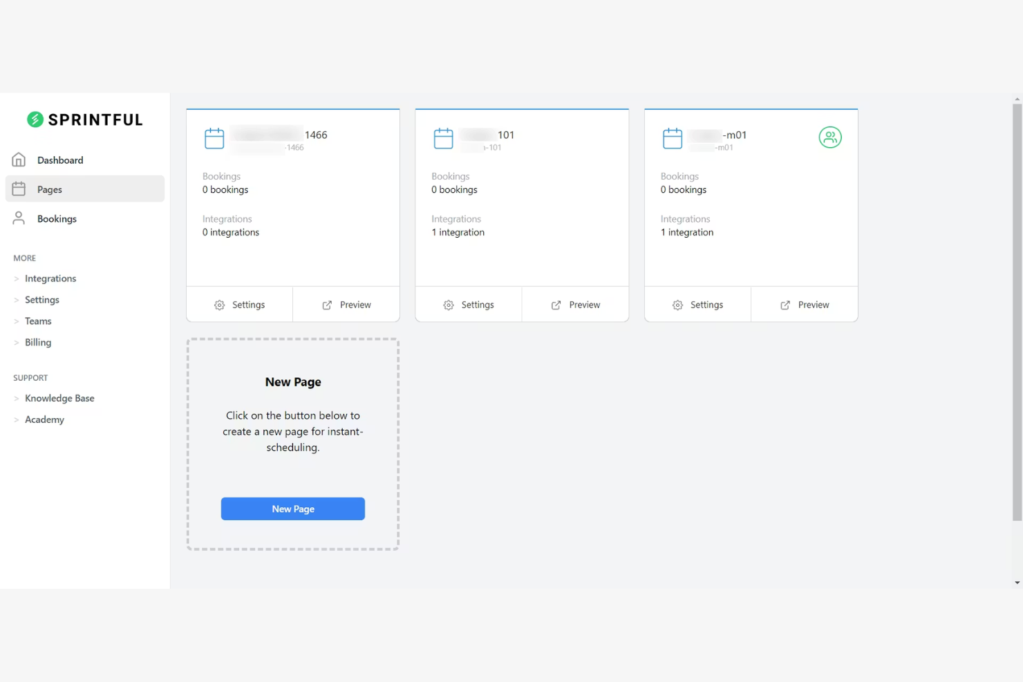 Sprintful screenshot - Las 10 mejores alternativas a Calendly revisadas en 2026