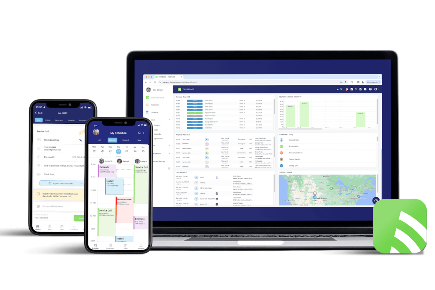 FieldPulse screenshot - Le 10 migliori alternative a Jobber recensite nel 2026