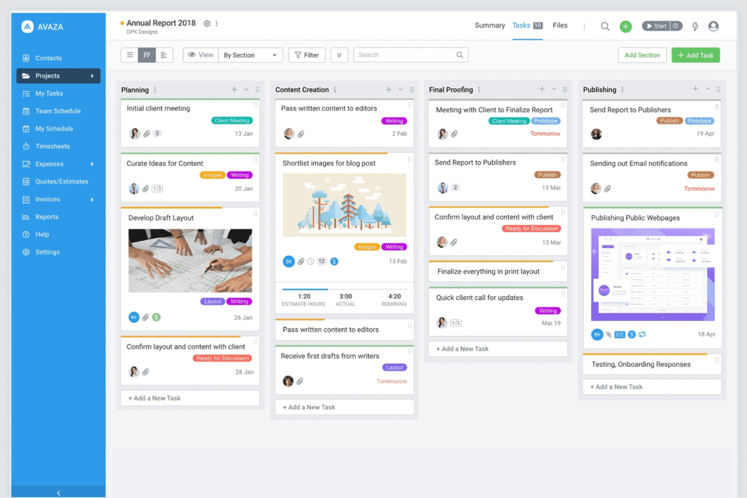 Avaza screenshot - Le 10 migliori alternative a WorkflowMax recensite nel 2026