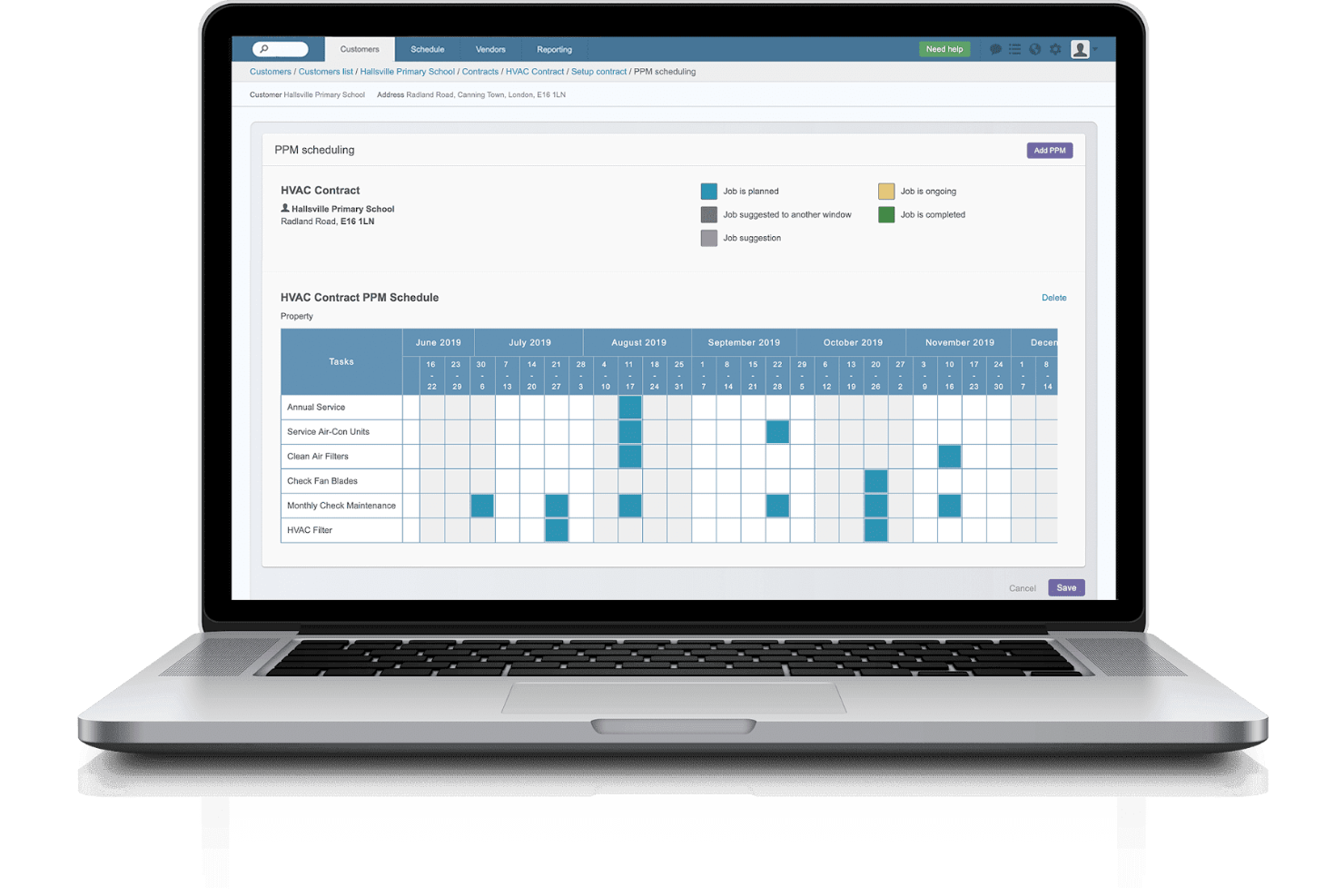 Commusoft screenshot - 10 meilleures alternatives à Jobber analysées en 2026