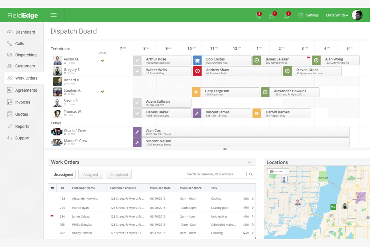 FieldEdge screenshot - 10 meilleures alternatives à Jobber analysées en 2026