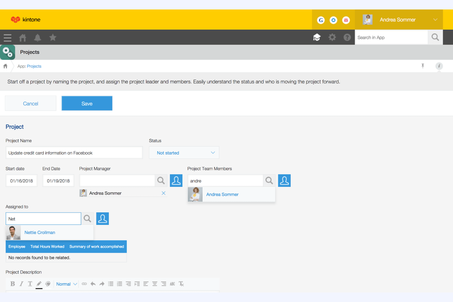 Kintone screenshot - 10 beste Accelo-alternatieven beoordeeld in 2026