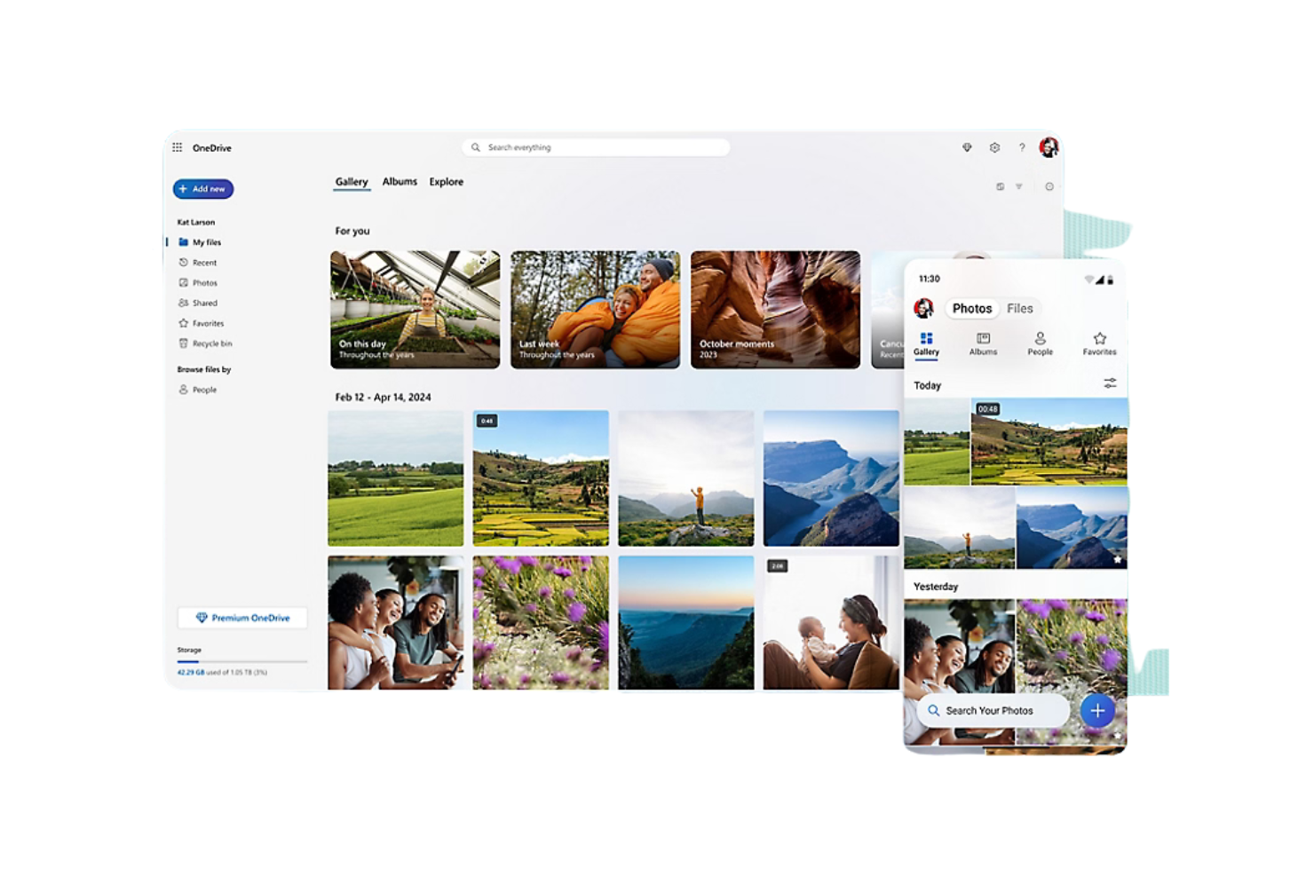 OneDrive screenshot - 10 beste Filecamp-Alternativen im Test 2026