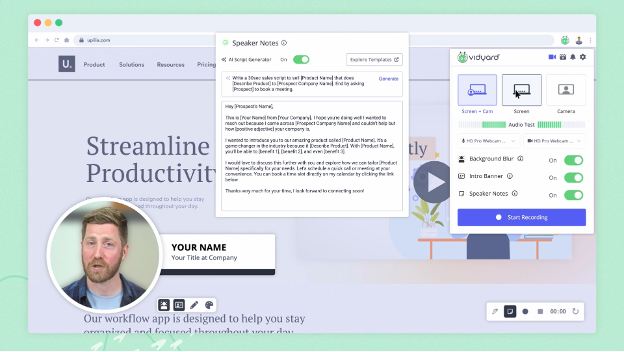 Vidyard screenshot - Las 10 mejores alternativas a Loom analizadas en 2026