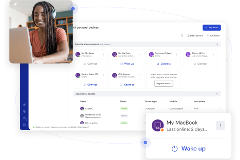 TeamViewer screenshot - 10 migliori alternative a Zoho Assist recensite nel 2026